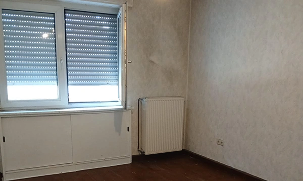 The same property after clearance — broom-clean, key-ready, empty